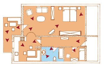 Interaktiver Wohnungsplan